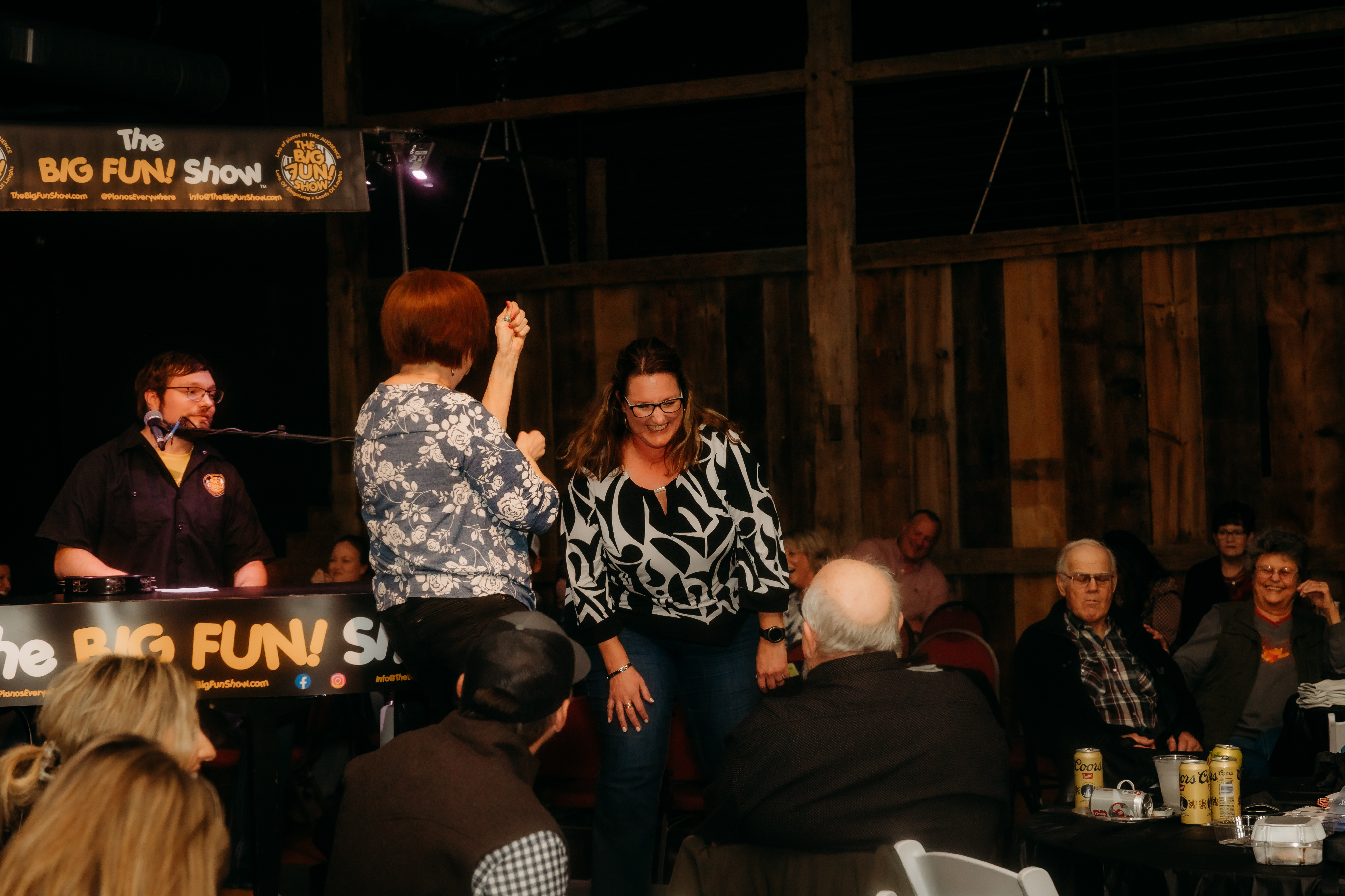 Marshall performing live with the crowd at The Big Fun Show