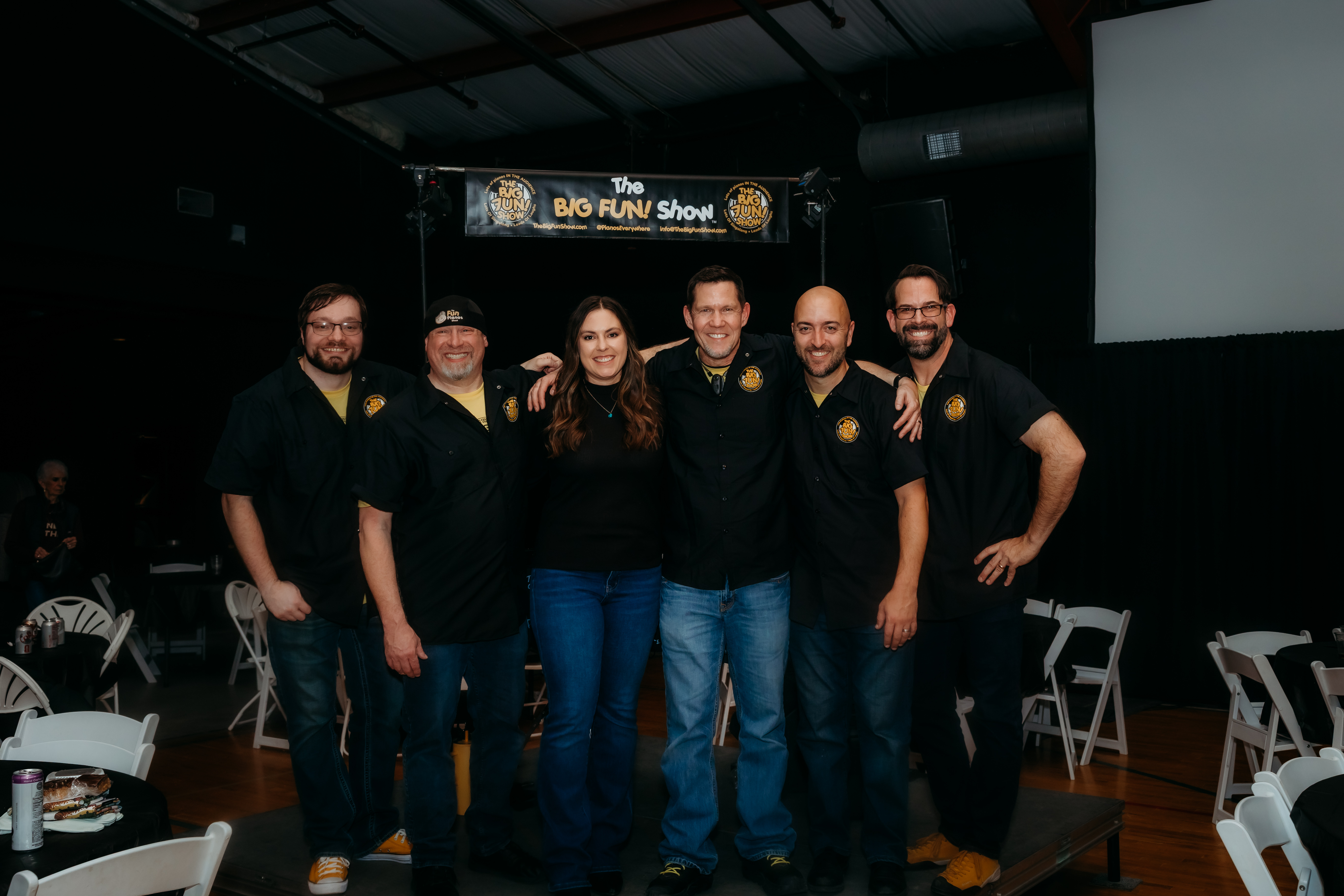 The Big Fun Show full team performing together on stage